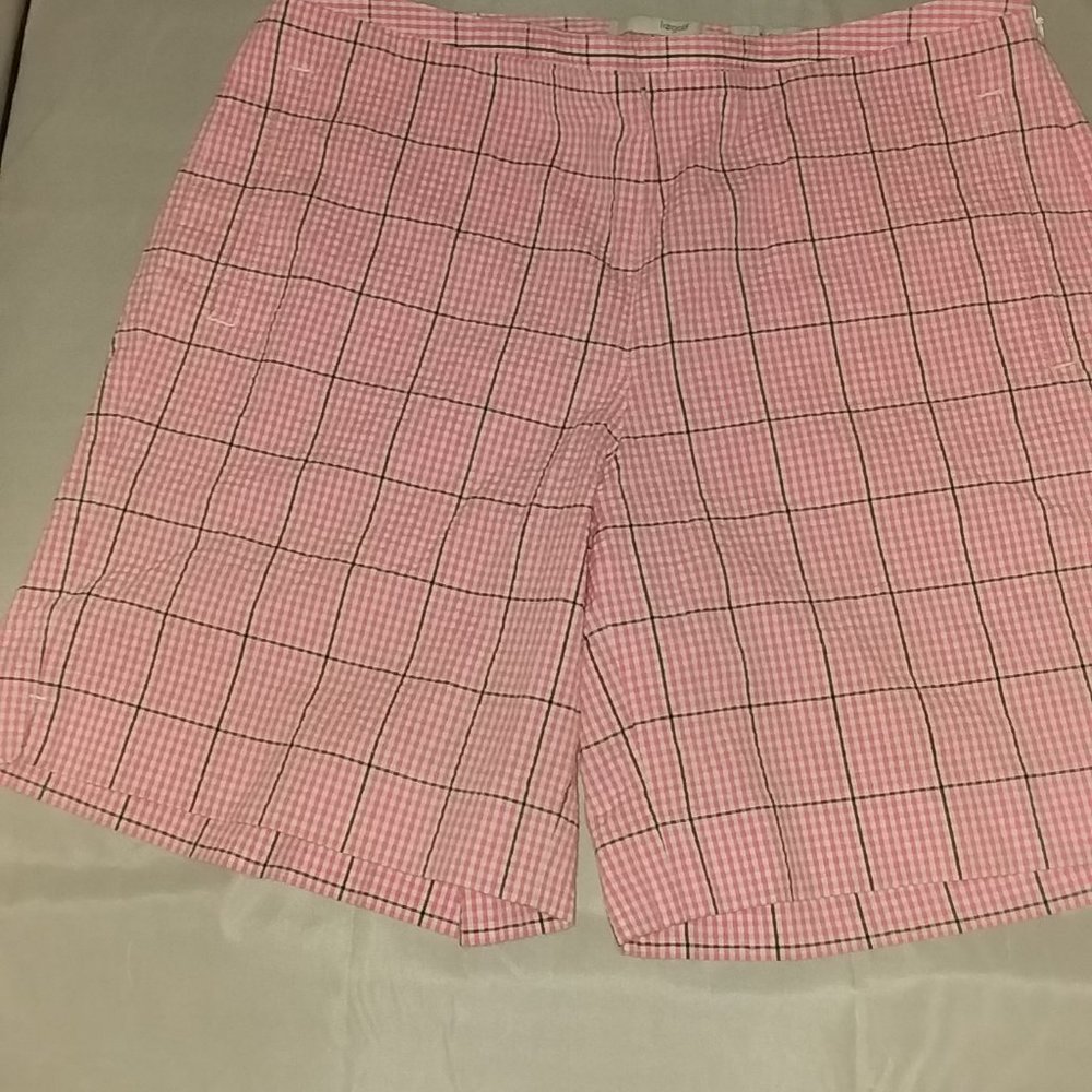 Lizgolf, women's Seersucker Golf Shorts, Sz8